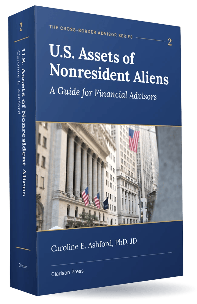 U.S. Assets of Nonresident Aliens, book cover