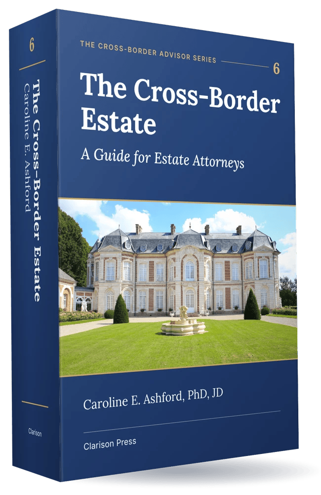 The Cross-Border Estate, book cover