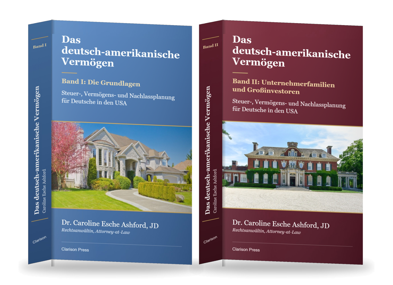 Das deutsch-amerikanische Vermögen, Band I and Band II, book covers